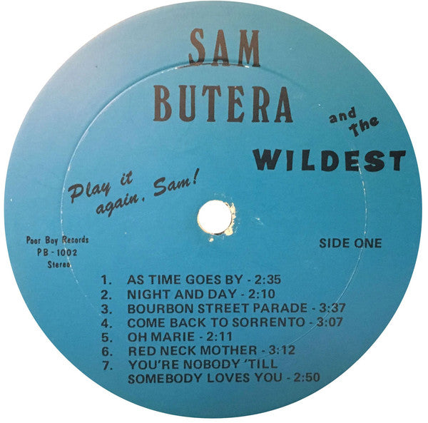 Sam Butera And The Wildest : Play It Again, Sam! (LP, Album)
