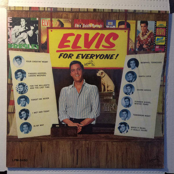 Elvis* : Elvis For Everyone! (LP, Album, Mono, Hol)