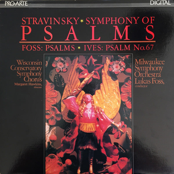 Stravinsky*, Foss*, Ives* : Symphony of Psalms (LP)