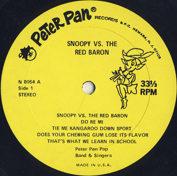 Peter Pan Pop Band & Singers : Snoopy Vs. The Red Baron (LP)