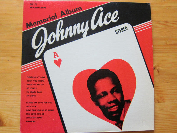 Johnny Ace : Memorial Album For Johnny Ace (LP, Comp, Mono, RE)