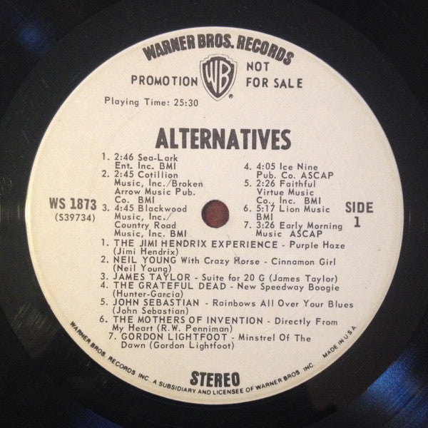 Various : Alternatives (LP, Comp, Promo)