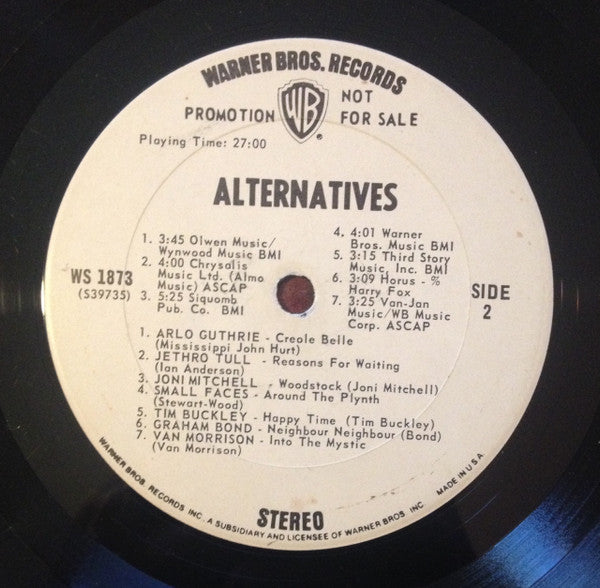Various : Alternatives (LP, Comp, Promo)