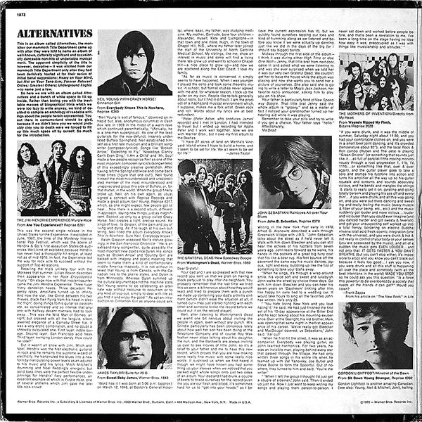 Various : Alternatives (LP, Comp, Promo)