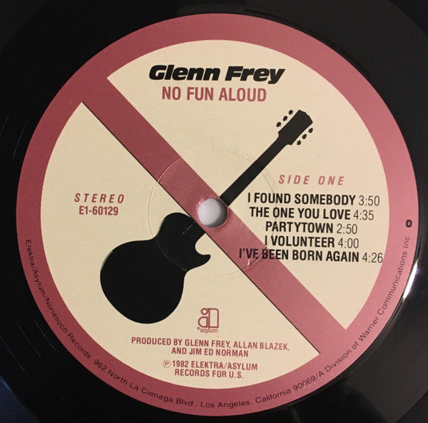 Glenn Frey : No Fun Aloud (LP, Album)