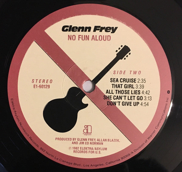 Glenn Frey : No Fun Aloud (LP, Album)