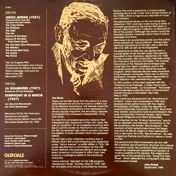 William Grant Still : William Grant Still Conducts William Grant Still (LP, Album)