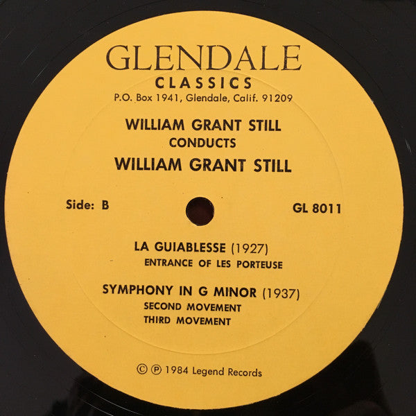 William Grant Still : William Grant Still Conducts William Grant Still (LP, Album)