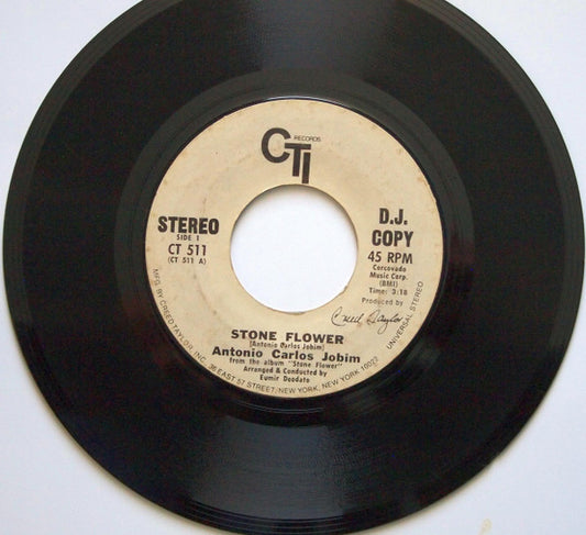 Antonio Carlos Jobim : Stone Flower (7", Promo)