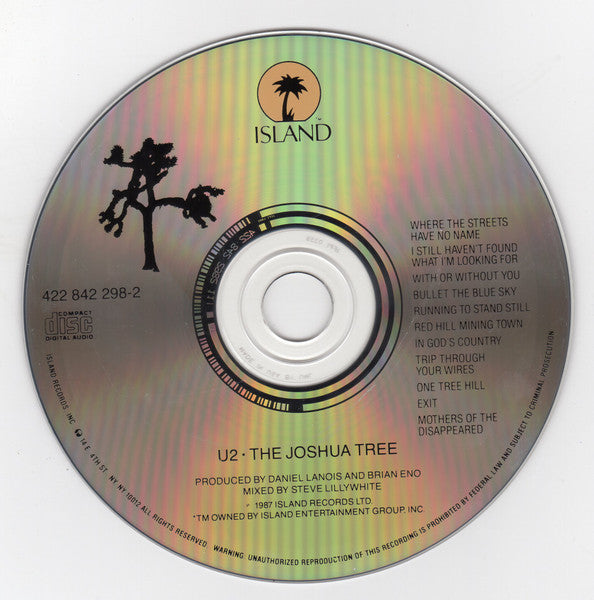 U2 : The Joshua Tree (CD, Album, RE, UML)