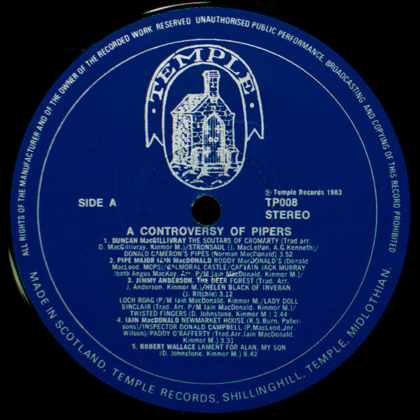 Various : A Controversy Of Pipers (LP)