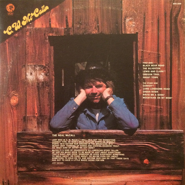 C.W. McCall : Black Bear Road (LP, Album, Uni)