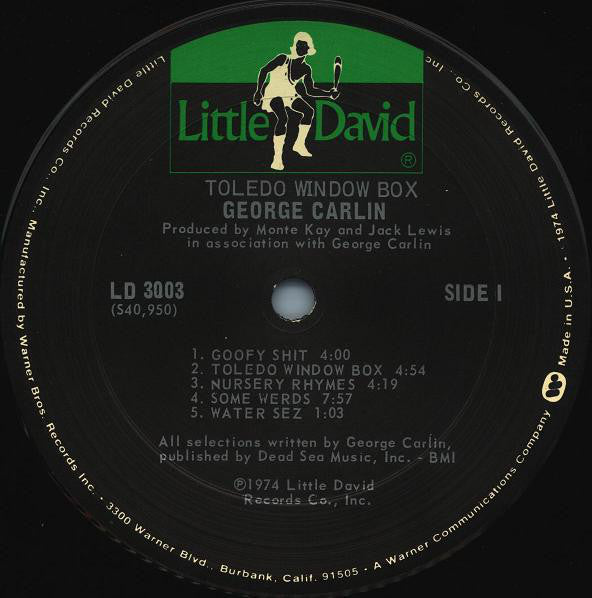 George Carlin : Toledo Window Box (LP, Album)