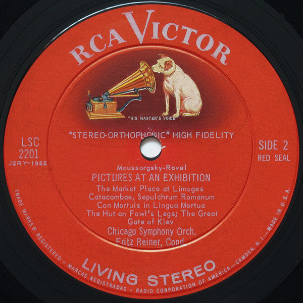 Moussorgsky* / Ravel*, Fritz Reiner, Chicago Symphony Orchestra : Pictures At An Exhibition (LP, Ind)