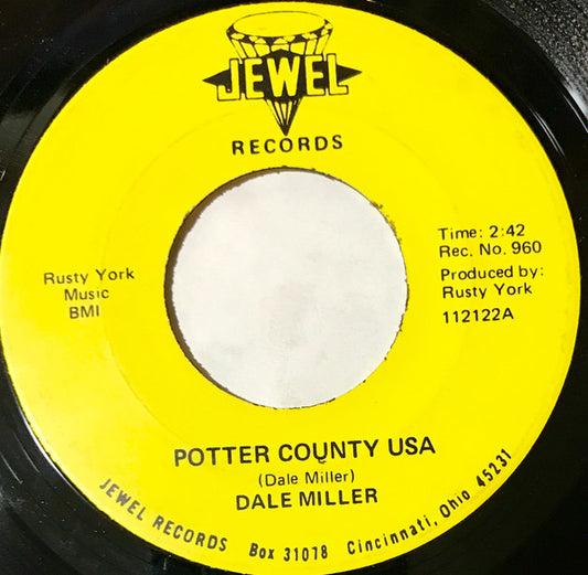 Dale Miller : Potter County USA (7")