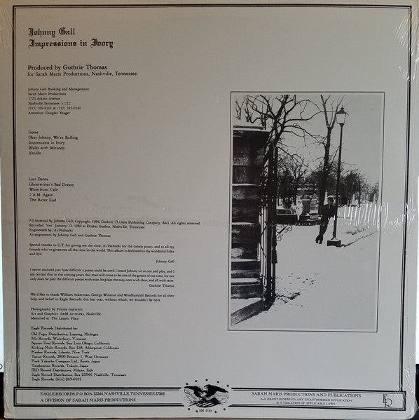 Johnny Gall : Impressions In Ivory (LP, Album)