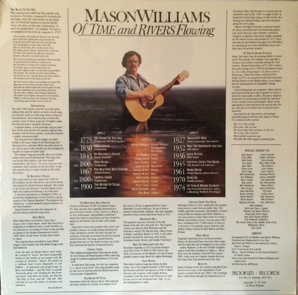 Mason Williams : Of Time And Rivers Flowing (LP, Album)