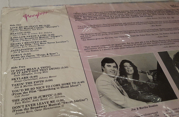 Jim*  &  Martha Hession : Jazzapoppin´ (LP, Album)