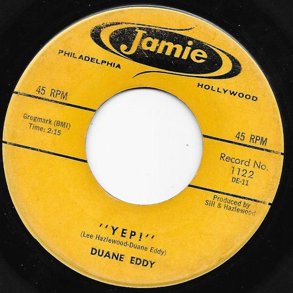 Duane Eddy : "Yep!" / Three-30-Blues (7", Single, Mon)