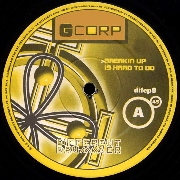 Groove Corporation : Breakin Up Is Hard To Do (12")