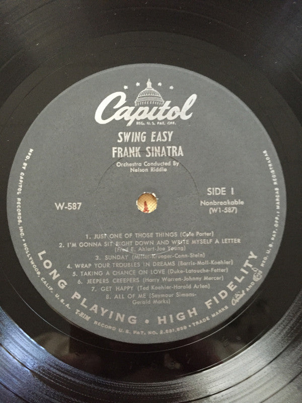 Frank Sinatra : Swing Easy! And Songs For Young Lovers (LP, Comp, Mono, RE)