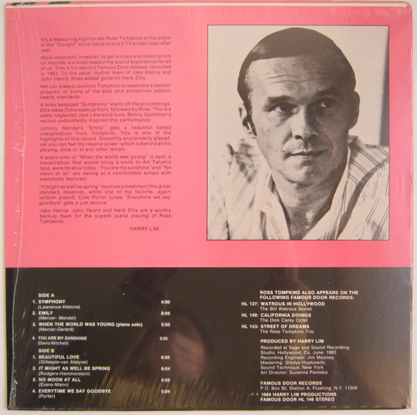 The Ross Tompkins Trio & The Ross Tompkins Quartet : Symphony (LP, Album)