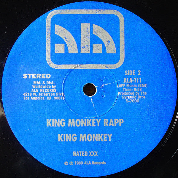 King Monkey : Badd Mann Dann Rapp (12")