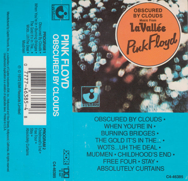 Pink Floyd : Obscured By Clouds (Cass, Album, RE, Dol)