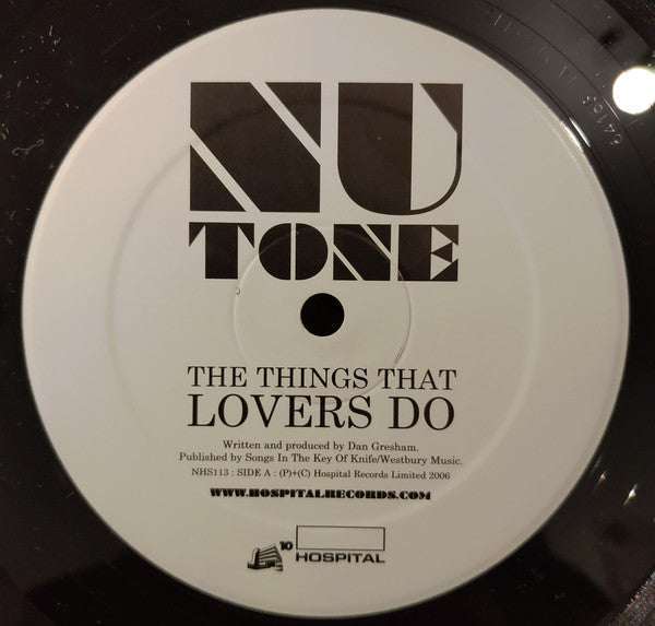 Nu:Tone : The Things That Lovers Do / Missing Link (12")