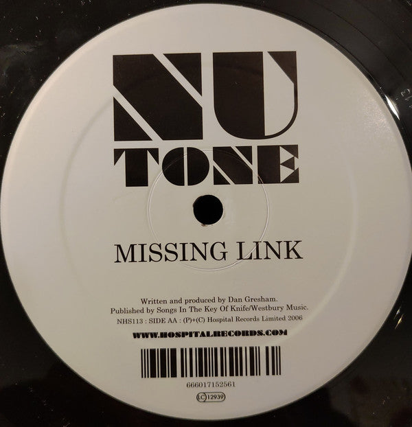 Nu:Tone : The Things That Lovers Do / Missing Link (12")