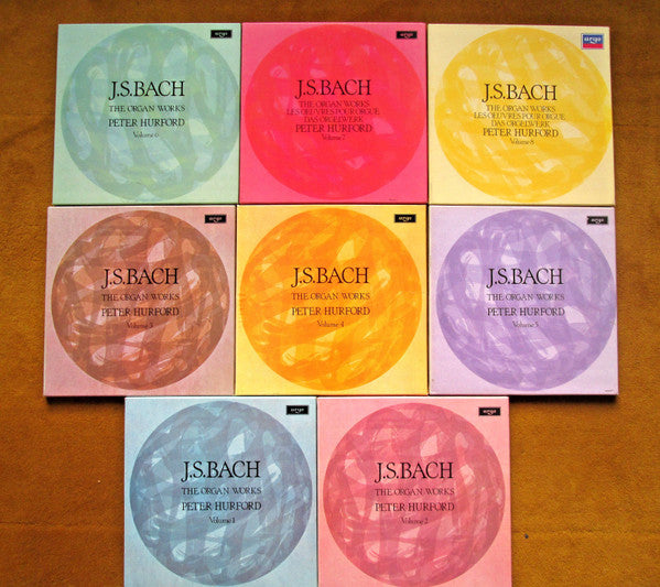 J. S. Bach*, Peter Hurford : The Organ Works Volume 1 (3xLP, Album + Box)