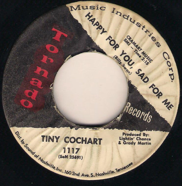 Tiny Cochart : Happy For You, Sad For Me / Steady Company (7", Single)