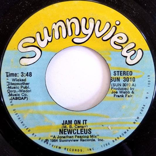 Newcleus : Jam On It (7", Single, Styrene)