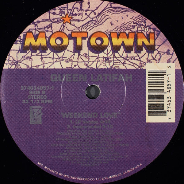 Queen Latifah : Black Hand Side (Remix) (12")