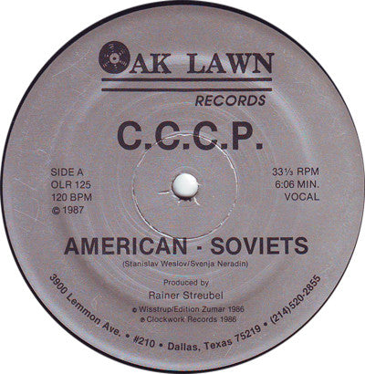 C.C.C.P. : American-Soviets (12", Single)