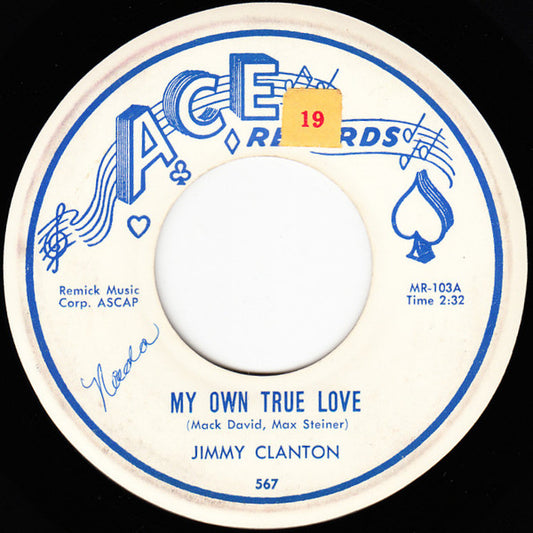 Jimmy Clanton : My Own True Love / Little Boy In Love (7", Single)