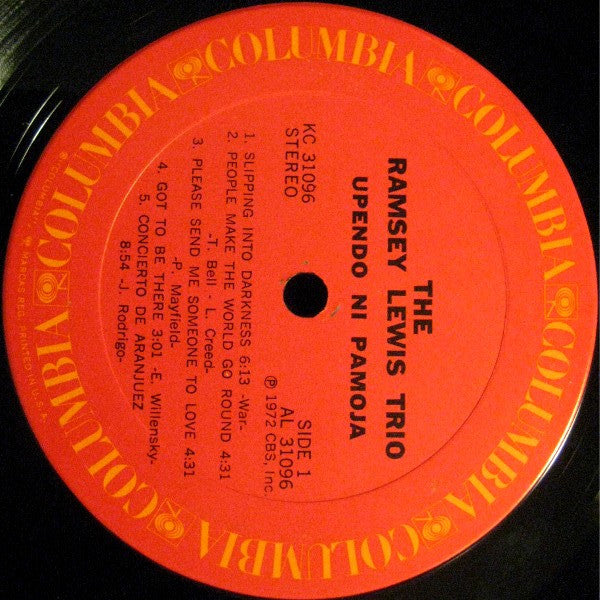 The Ramsey Lewis Trio : Upendo Ni Pamoja (LP, Album, San)