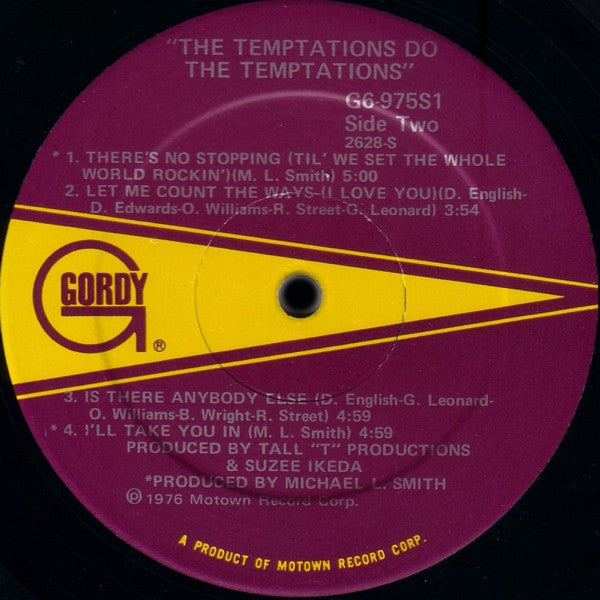 The Temptations : Do The Temptations (LP, Album)