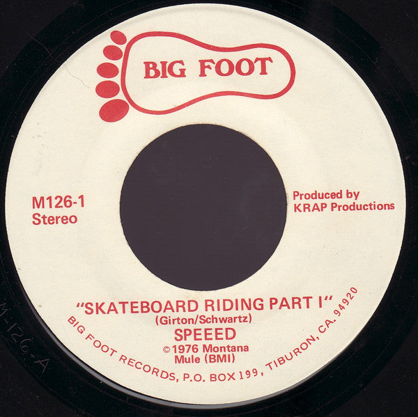 Speeed (2) : Skateboard Riding (7")