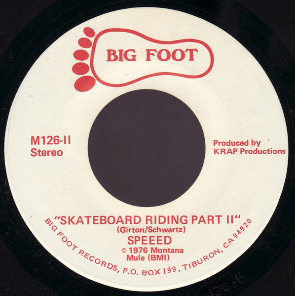 Speeed (2) : Skateboard Riding (7")