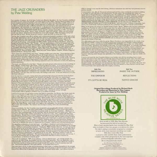 The Crusaders : Live Sides (LP, Album, Comp, RE)