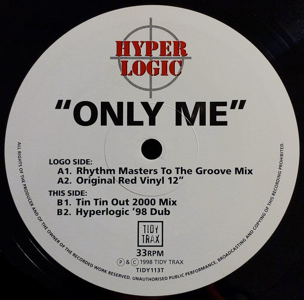 Hyperlogic : Only Me (12")