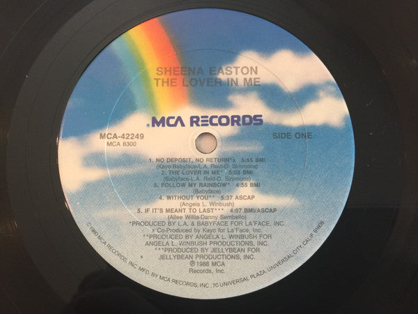 Sheena Easton : The Lover In Me (LP, Album, Club)