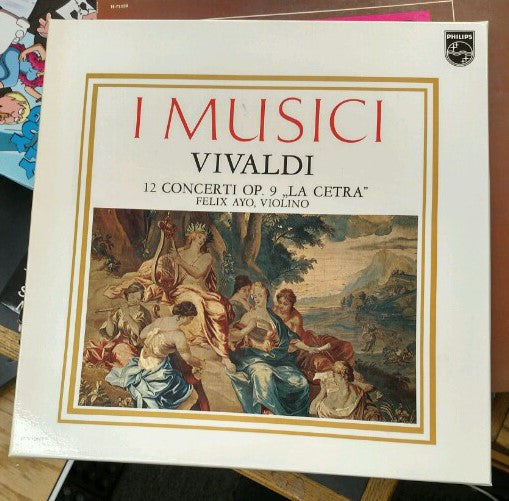 Vivaldi* – I Musici, Félix Ayo : 12 Concerti Op. 9 "La Cetra" (3xLP, Album, RE)