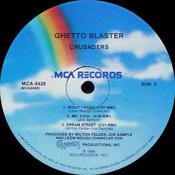 Crusaders* : Ghetto Blaster (LP, Album, Pin)