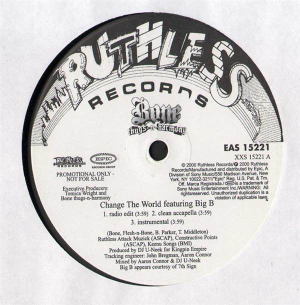 Bone Thugs-N-Harmony : Change The World (12", Promo)