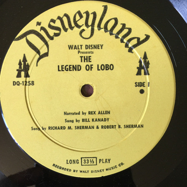 Rex Allen, Fess Parker : The Legend Of Lobo / Old Yeller (LP, Album)