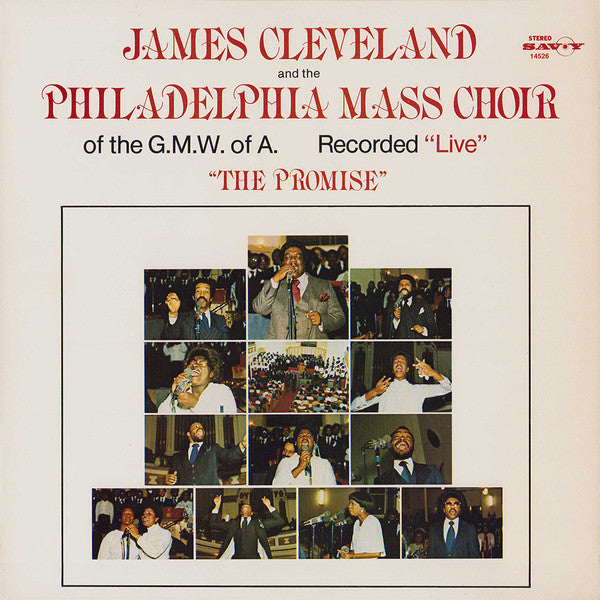 Rev. James Cleveland, The Philadelphia Mass Choir Of The GMWA : The Promise (LP)