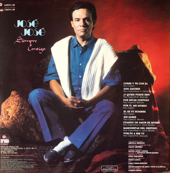 José José : Siempre Contigo (LP, Album)