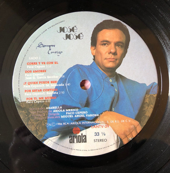 José José : Siempre Contigo (LP, Album)